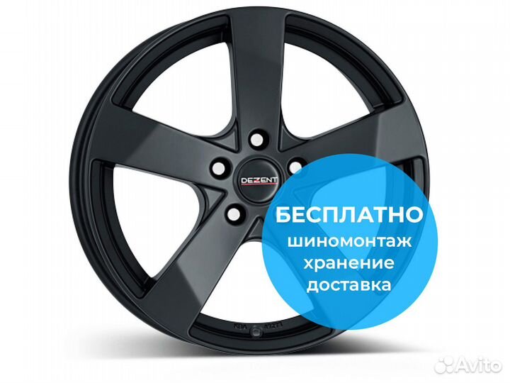 R16 4x100 6,5J ET45 D60,1 Dezent TD dark