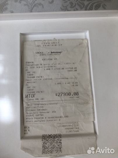 iPad 7 поколения 32гб без сим