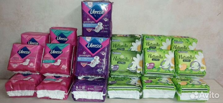 Прокладки Libresse и Naturella
