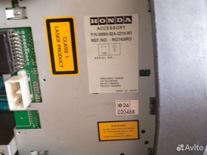 Магнитола на Хонду аккорд 7