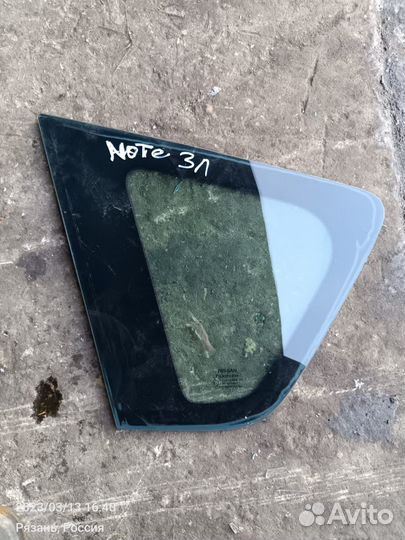 Стекло заднее левое в кузов Nissan Note e11