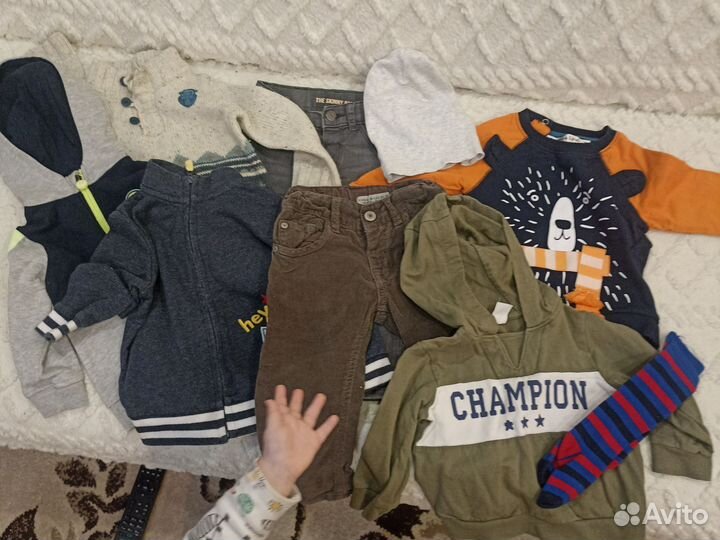 Вещи пакетом на мальчика р 80