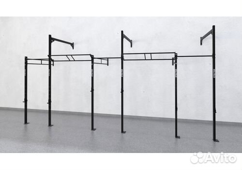 Пристенная рама 6900х1800, чёрный