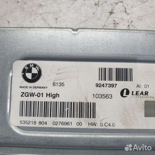 Блок управления ZGW 6135 9247397 BMW 7 F01/F02 4.4