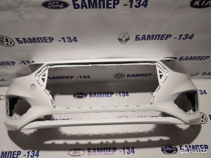 Бампер hyundai solaris 2 в цвет кузова