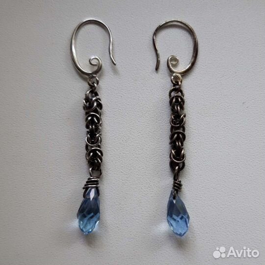 Серьги. Серебро. Ручная работа