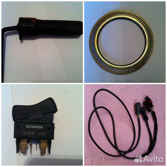 Рычаг поворотников и дворников авто Скания