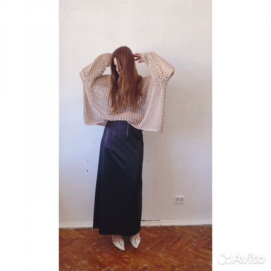 Свитер сетка винтаж