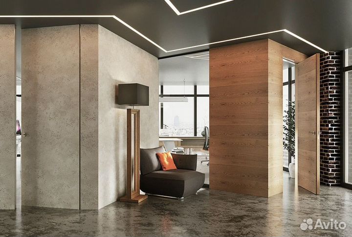 Скрытые двери из алюминиевого сплава