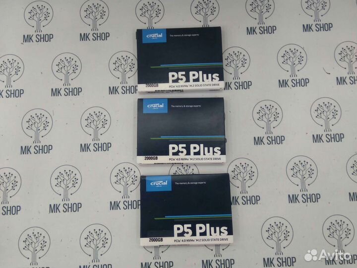 Новый SSD Crucial P5 Plus CT2000P5pssd8 2тб