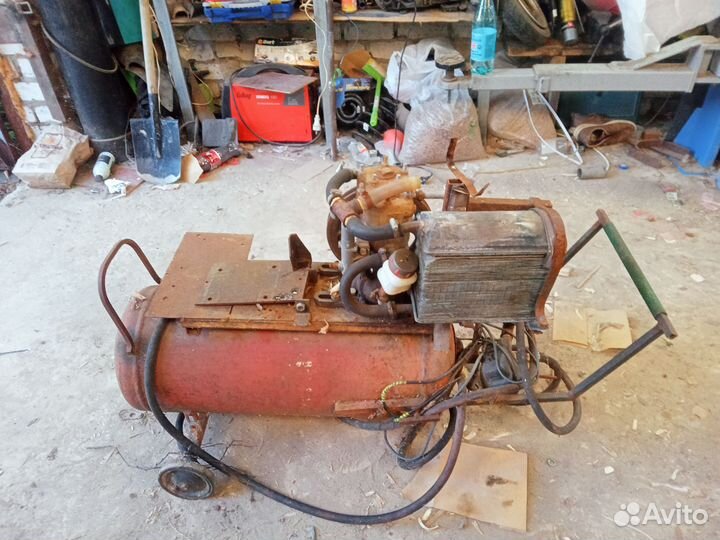 Компрессор воздушный 50 литров ременной