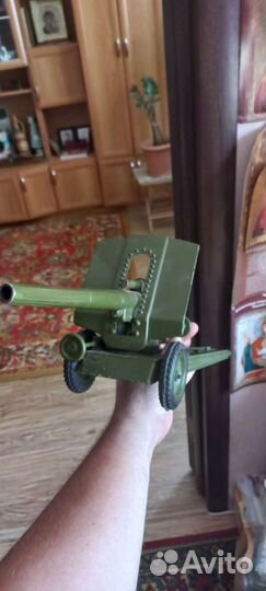 Игрушка СССР. Пушка арт-тм- 085-01-19