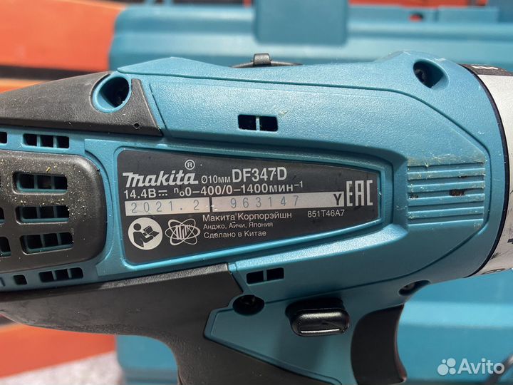 Шуруповерт Makita DF347D 14,4V