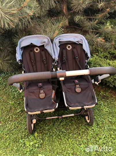 Коляска Bugaboo donkey twin для погодок
