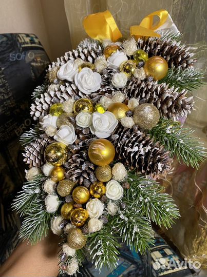 Новогоднее украшение ручной работы