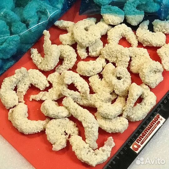 Креветки королевские очищенные в панировке