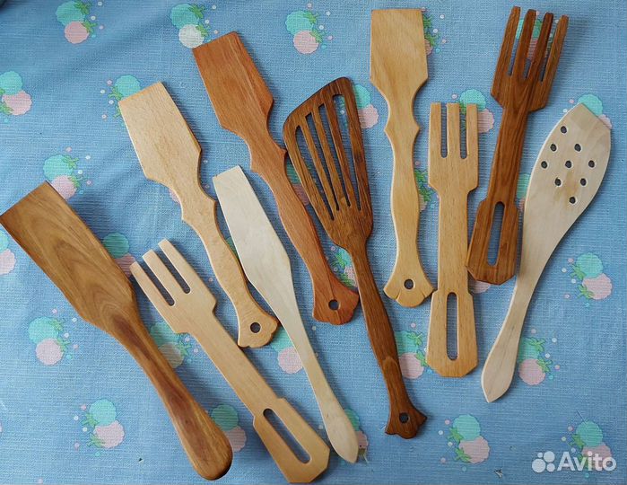 Деревянные кухонные принадлежности