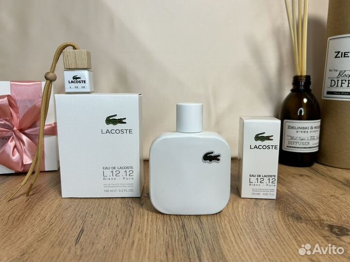 Мужские духи eau de lacoste l.12.12 blanc