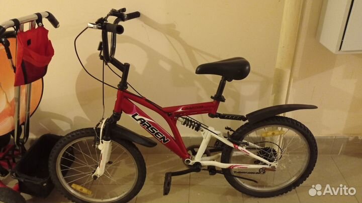 Горно скоростной велосипед Larsen двухподвесный