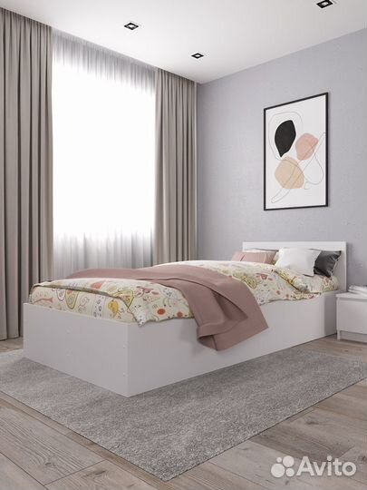 Кровать Мори крм 900.1 Белая