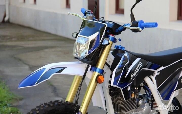 Мотоцикл Avantis A2 Lux (172FMM, возд.охл.) синий