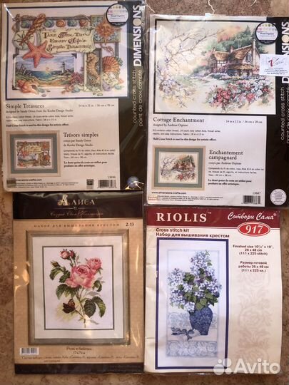 Наборы для вышивания Dimensions, Riolis