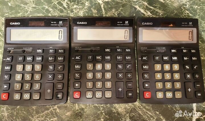 Калькулятор casio gx-12