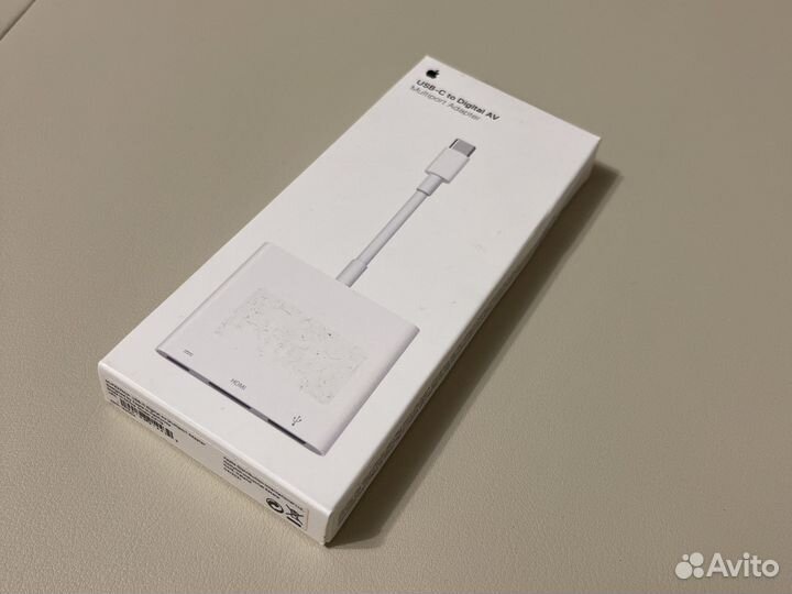 Оригинальный usb hub Apple USB-C to digital AV