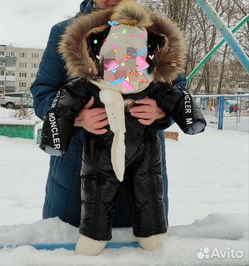 Комбинезон -конверт Moncler для мальчиков/ девочек
