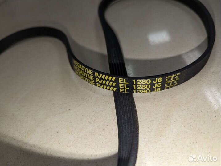 Ремень для стиральной машины megadine EL 280 J6
