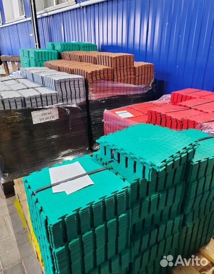 Модульная плитка пвх в фитнес зал