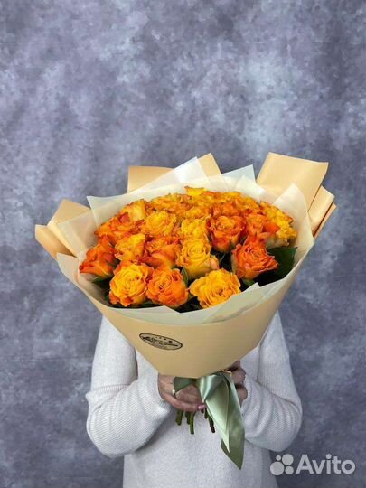 Букет 101 роза. Подарок девушке