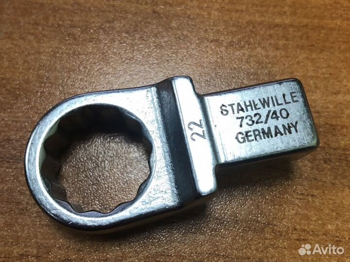 Сменная накидная насадка 22 мм Stahlwille 732/40