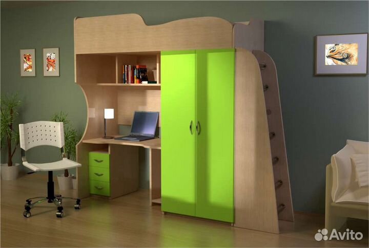 Кровать чердак