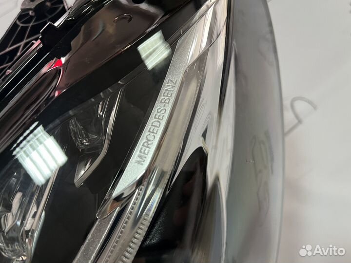 Левая передняя оптика Mercedes W205 дорестайлинг