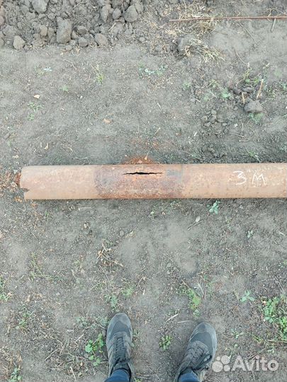 Труба метал. б/у, диаметр 150 мм, длина 3м, 4 шт