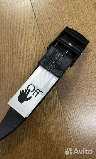 Ремень off white черный