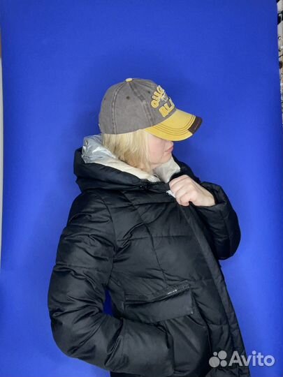 Пуховик зимний длинный женский 50 размер