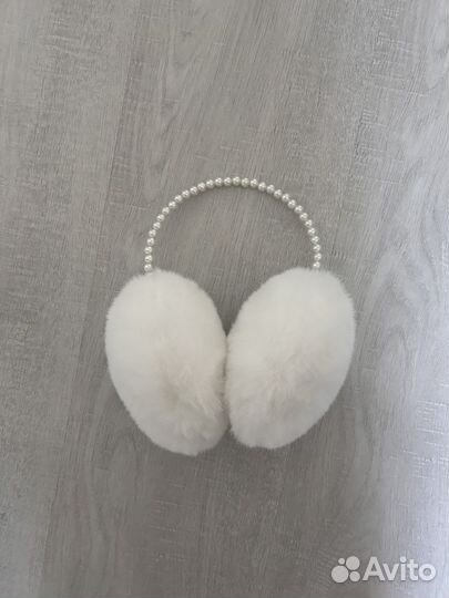 Теплые наушники пушистые