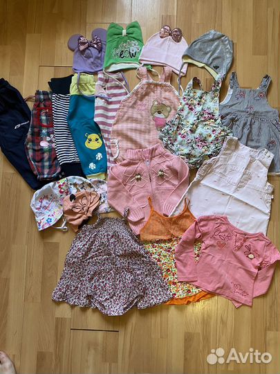 Пакет одежды для девочки 74-80