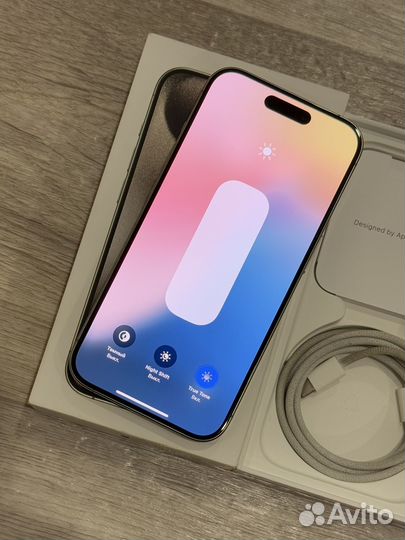 iPhone 15 Pro, Natural, 256GB (95 аккум, Sim+eSim)