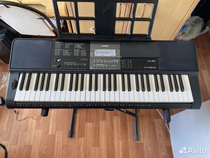 Синтезатор casio ct-x800 с подставкой