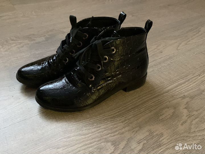 Школьные ботинки Зебра