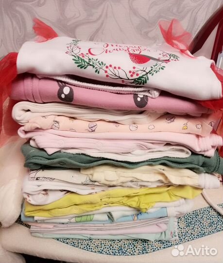 Детские вещи пакетом на девочку 56-62-68