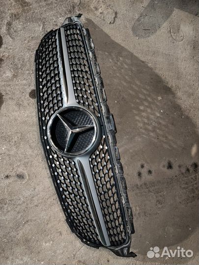 Решетка радиатора mercedes w205 diamond оригинал