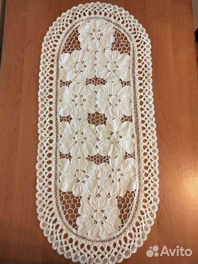 Старинная салфетка ришелье