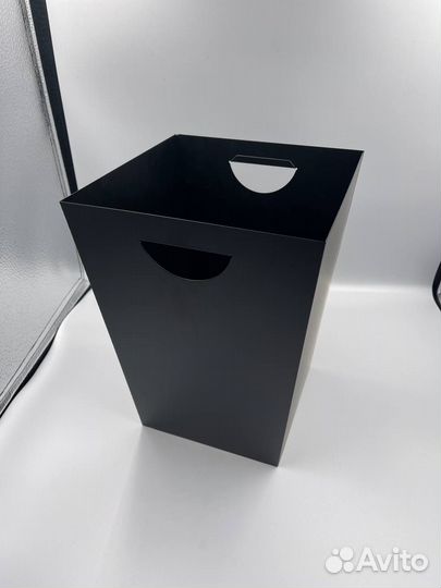 Мусорный бак с мешком-вкладышем искусств кожа