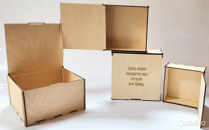 Коробка подарочная из дерева