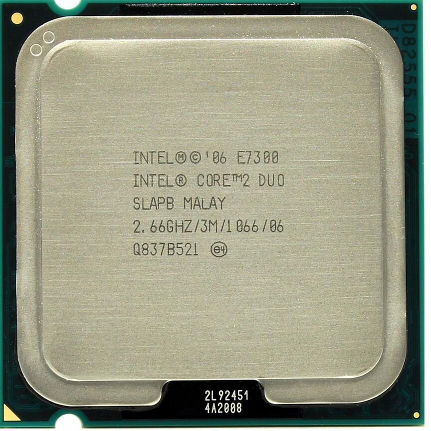 [E7300] Процессор Intel Core 2 Duo Slapb E7300