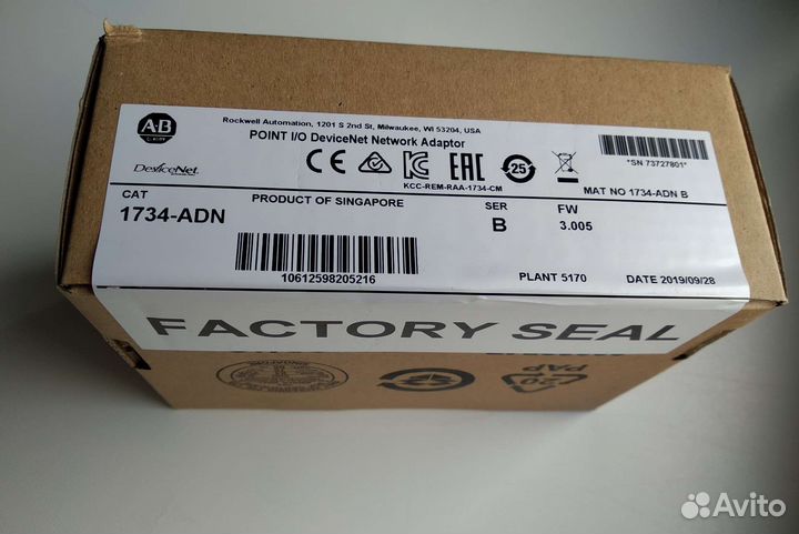 Модуль связи DeviceNet 1734-ADN